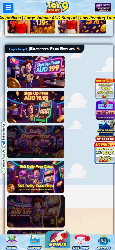 Toystory9 Mobile - Exclusive Free Rewards
